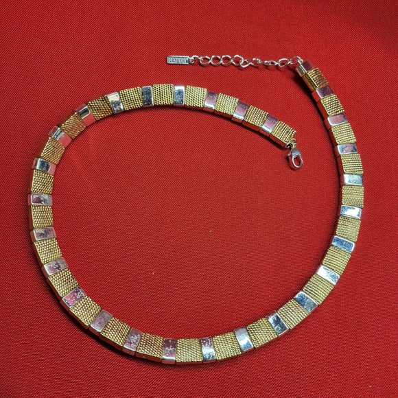 Napier Collar Gold Tone Silver Tone Necklace - Picture 6 of 12